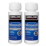 Minoxidil Kirkland 5% Kit 2 Frascos com 1 Aplicador Grátis