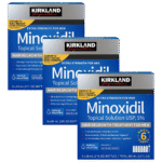 Minoxidil Kirkland 5% Kit 3 Caixas 18 Frascos com 3 Aplicadores Grátis